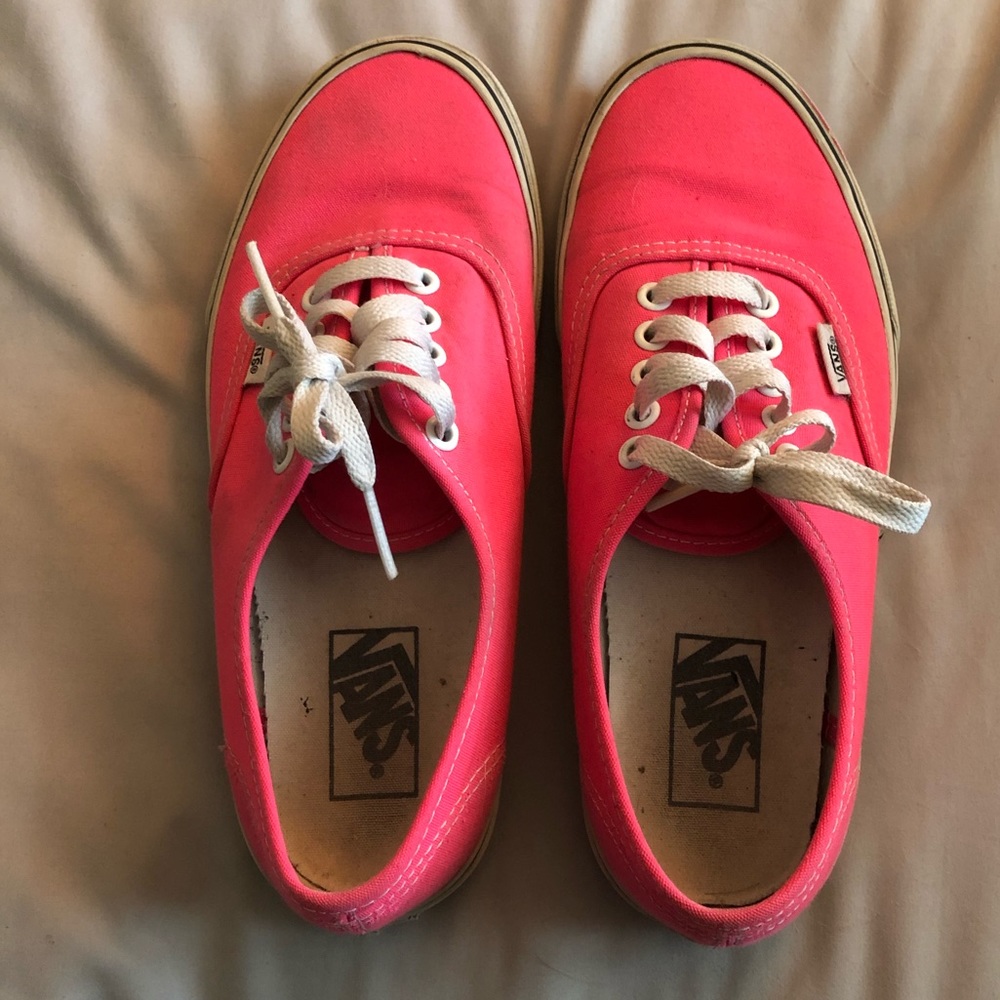 neon pink vans
